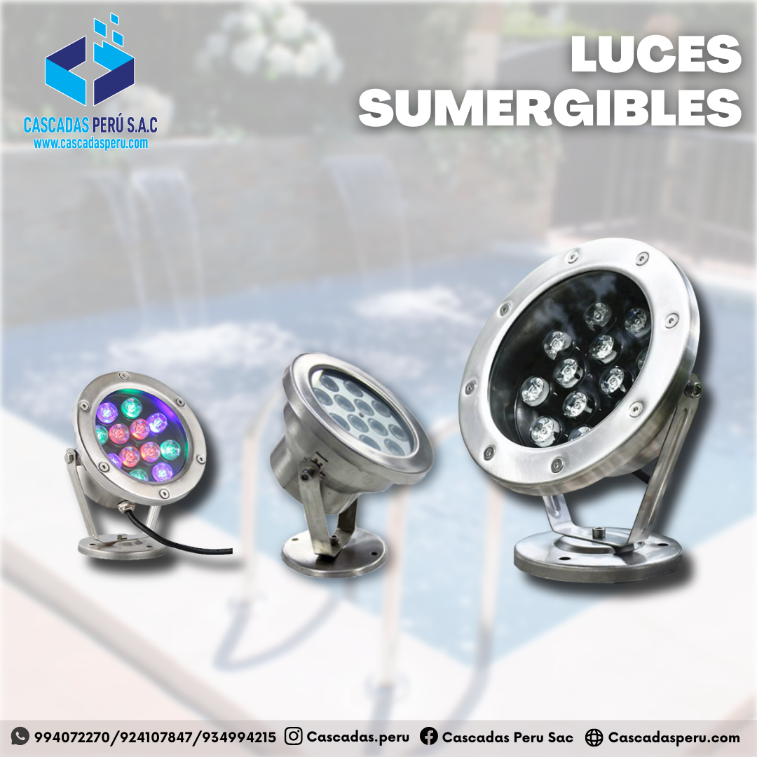 REBOSE TUBULAR, COLA DE PATO, CABEZA DE COBRA, ACCESORIOS DE PISCINA, VELO DE PISCINA, LUCES SUMERGIBLES